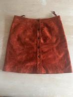 Costes oranje suede rokje s/m, Maat 38/40 (M), Oranje, Ophalen of Verzenden, Zo goed als nieuw