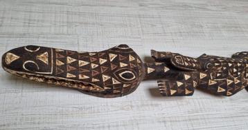 Gurunsi krokodillenmasker 150cm, etnografica Burkina Faso beschikbaar voor biedingen
