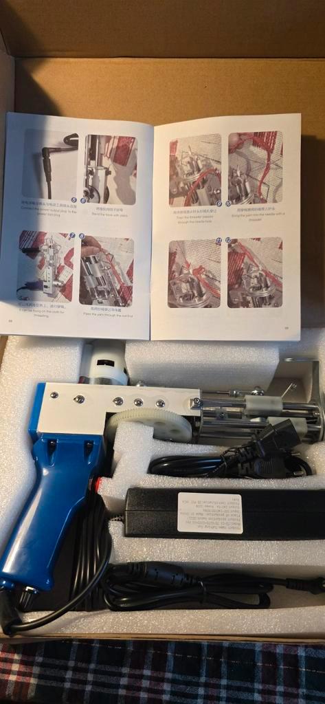 Tufting Gun - Nieuw in doos!, Hobby en Vrije tijd, Naaimachines en Toebehoren, Nieuw, Toebehoren, Overige merken, Industrieel