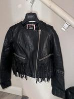 Leuke leren jas 128, Ophalen of Verzenden, Zo goed als nieuw, Maat 34 (XS) of kleiner