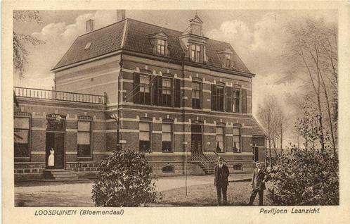 Loosduinen [Bloemendaal] - Paviljoen Laanzicht - 1921? gelop, Verzamelen, Ansichtkaarten | Nederland, Gelopen, Utrecht, 1920 tot 1940