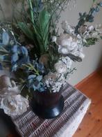 Wit en blauw boeket, Ophalen of Verzenden