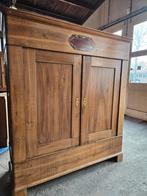 Prachtige antieke eiken linnenkast / kledingkast /meidenkast, Huis en Inrichting, Ophalen, 200 cm of meer, Eikenhout, Zo goed als nieuw