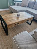 Salontafel Mangohout met Lades, Huis en Inrichting, Tafels | Salontafels, Ophalen, 100 tot 150 cm, 50 tot 100 cm, Zo goed als nieuw