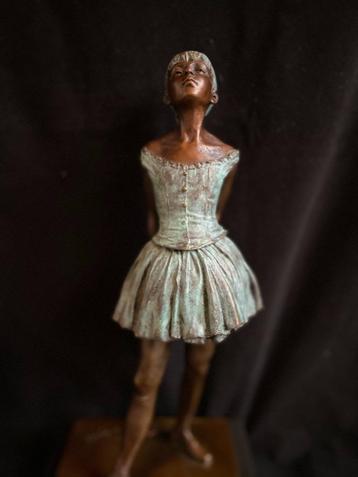 Bronzen ballerina Degas subtiel gekleurd 40cm!! zuiver brons beschikbaar voor biedingen