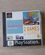 ps1 wipeout 3 special edition + destruction derby 2 wipe out, Spelcomputers en Games, Games | Sony PlayStation 1, Gebruikt, Verzenden