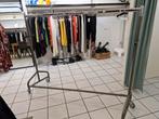Kledingrek Chroom - Verrijdbaar, Gebruikt, Kleding | Dames, Kledingrekken, Ophalen of Verzenden