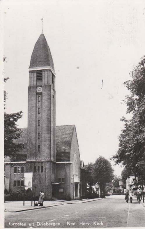 driebergen  nh kerk   1954, Verzamelen, Ansichtkaarten | Nederland, Utrecht, 1960 tot 1980, Ophalen of Verzenden