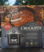 Crock Pot slowcooker 4.7 l + receptboek, Ophalen of Verzenden, Timer, Nieuw