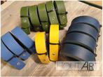 Set leren plankdragers antraciet / donkergrijs, Huis en Inrichting, Woonaccessoires | Wandplanken en Boekenplanken, Info@hout-art.nl