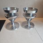 Set van 2 moderne kandelaars, Ophalen of Verzenden, Overige materialen