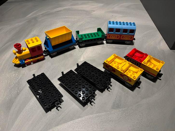 Duplo Trein Set, Kinderen en Baby's, Speelgoed | Bouwstenen, Gebruikt, Overige merken, Ophalen of Verzenden