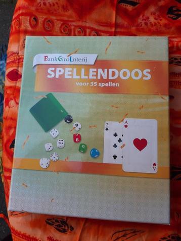 Bank giro loterij spellendoos voor 35 spellen beschikbaar voor biedingen