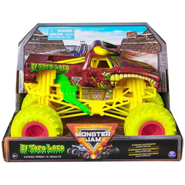 Monster Jam: 1:24 El Toro Loco serie 22, Kinderen en Baby's, Speelgoed | Speelgoedvoertuigen, Nieuw, Ophalen of Verzenden
