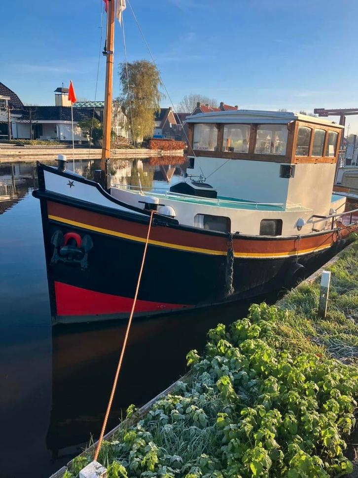 sleepboot in Perfecte staat   varend erfgoedgeldig tot 2029), Watersport en Boten, Motorboten en Motorjachten, Gebruikt, Staal