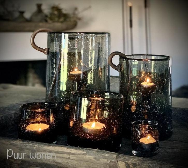 Cup voor hangkandelaar S glashaak Puur Wonen stoer sober, Huis en Inrichting, Woonaccessoires | Overige, Nieuw, Verzenden