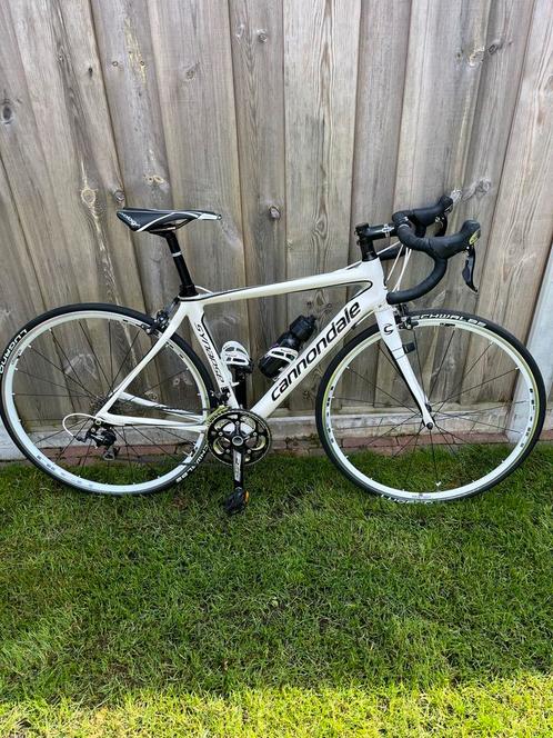 Cannondale Synapse racefiets wit, Fietsen en Brommers, Fietsen | Racefietsen, Gebruikt, Overige merken, Meer dan 20 versnellingen