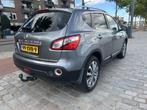 Nissan QASHQAI 2.0 Tekna panodak leer airco/ecc apk, Gebruikt, Zwart, 4 cilinders, Bedrijf