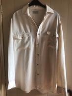 Ecru ruwzijden overhemd van CHIORI, Small., Wit, Ophalen of Verzenden, Zo goed als nieuw, Halswijdte 38 (S) of kleiner