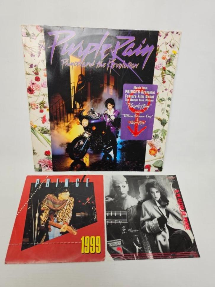 # Prince And The Revolution Purple Rain 1 LP + 2 Singels, Cd's en Dvd's, Vinyl | Rock, Gebruikt, Poprock, Ophalen of Verzenden