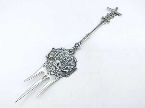 Zilveren cakeprikker, H. Hooykaas, Schoonhoven, 1927, Antiek en Kunst, Antiek | Goud en Zilver, Zilver, Verzenden