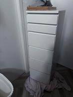 Witte malm kast met 6 Lades/ikea, Huis en Inrichting, Ophalen, Minder dan 50 cm, Gebruikt, Overige materialen