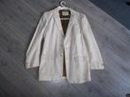 Fieldmaster (made USA) witte echte leren jas, Maat 52/54 (L), Wit, Fieldmaster, Ophalen of Verzenden