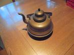 koperen ketel met delfs blauw handvat, Antiek en Kunst, Ophalen of Verzenden, Koper