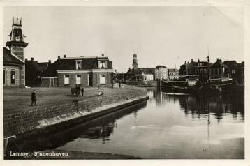 Lemmer, Binnehaven - boot volk - 1949 gelopen beschikbaar voor biedingen