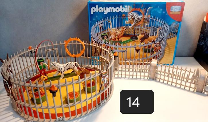 Playmobil Circus Leeuwenkooi - Nieuwstaat Compleet, Kinderen en Baby's, Speelgoed | Playmobil, Nieuw, Complete set, Ophalen of Verzenden