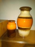 Retro/Vintage Scheurich West-Germany vazen, Huis en Inrichting, Woonaccessoires | Vazen, Ophalen, Gebruikt, Overige kleuren, Aardewerk of Porselein