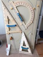 vintage schoolbord gereedschap, Ophalen of Verzenden, Gebruikt, Krijtbord