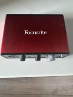 Focusrite interface te koop !, Audio, Tv en Foto, Professionele Audio-, Tv- en Video-apparatuur, Verzenden, Zo goed als nieuw