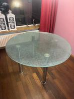 Gebroken Glazen Eettafel - 130 x 77 cm, Ophalen