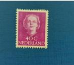 Postzegel NL 1949 Ongebruikte Zegel Juliana 40 cent 06-04, Postzegels en Munten, Postzegels | Nederland, Na 1940, Ophalen of Verzenden