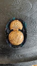 Originele WW1 capbadge Royal Scots Fusiliers., Ophalen of Verzenden, Landmacht, Engeland, Embleem of Badge