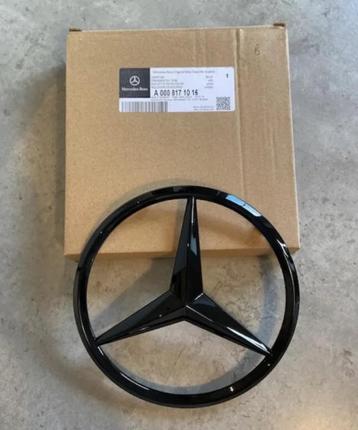 Mercedes STER ZWART Kofferbak LOGO achterklep EMBLEEM zwart beschikbaar voor biedingen