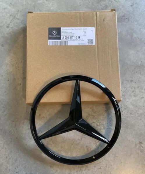 Mercedes STER ZWART Kofferbak LOGO achterklep EMBLEEM zwart, Auto diversen, Autostickers, Ophalen of Verzenden