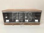 Houten kweekkooien | Broedkooien 101 x 40 x 40 2 delige, Dieren en Toebehoren, Vogels | Hokken en Kooien, Ophalen of Verzenden