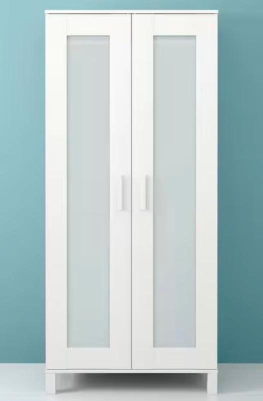 Ikea aneboda Witte kledingkast 2 deuren # plank # hangruimte, Huis en Inrichting, Kasten | Kledingkasten, Zo goed als nieuw, 150 tot 200 cm