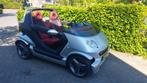 MCC Smart 0.6 52KW Crossblade AUT 2003 Zwart, Auto's, Automaat, Achterwielaandrijving, 715 kg, Cabriolet
