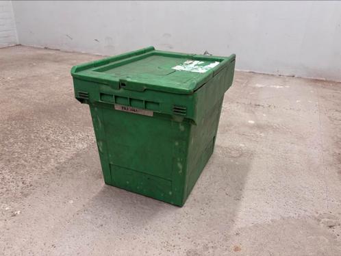 Nestbare StapelBak Met Deksel 40x30x34cm Gebruikt Partij, Doe-het-zelf en Verbouw, Kratten en Dozen, Ophalen