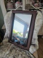 Smeedijzeren spiegel, Ophalen, Zo goed als nieuw, Rechthoekig, Minder dan 100 cm