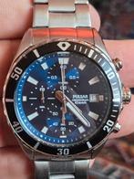 Pulsar Chronograph Full Set - Mooie Staat, Sieraden, Tassen en Uiterlijk, Horloges | Heren, Staal, Polshorloge, Ophalen of Verzenden