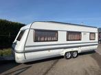 LMC 650 LORD 2004 RONDZIT FRANS BED VOORTENT 10950,, Caravans en Kamperen, Caravans, Schokbreker, Rondzit, LMC en Münsterland