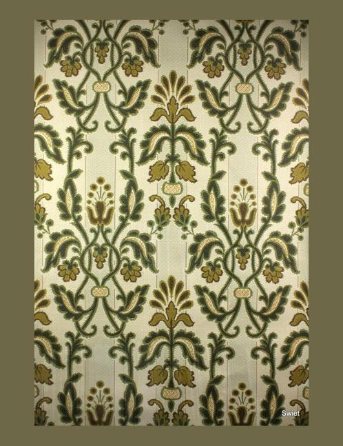 6199 Vintage retro oud barok bloemetjes behang behangpapier, Huis en Inrichting, Stoffering | Behang, minder dan 10 m², Verzenden