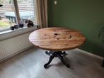 Ronde tafel, Huis en Inrichting, Ophalen, Gebruikt, Rond, Overige houtsoorten