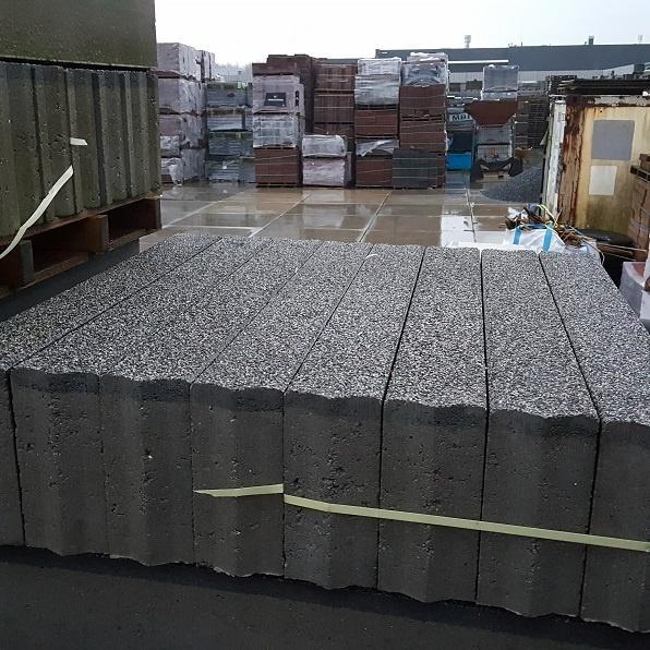 opsluitband 12x25x100 grijs uitgewassen, Tuin en Terras, Bielzen en Borders, Nieuw, Border, Beton, 25 tot 50 cm, 100 tot 200 cm