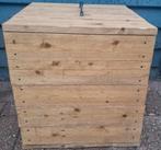 2 Houten Opbergkist / Berging, Tuin en Terras, Bergingen en Tuinkasten, Ophalen, Gebruikt, Hout, Containerberging