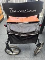 Rollator  luxe travixx mt M, Ophalen of Verzenden, Opvouwbaar, Zo goed als nieuw